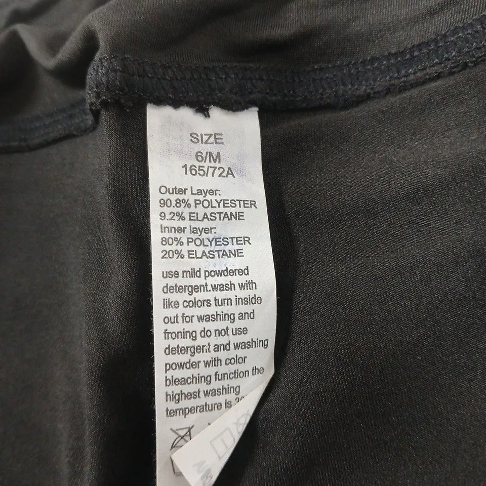 ADIDAS BLACK TRAINING shorts, UK 6 (6/M)