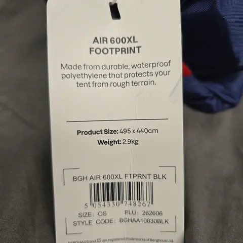BERGHAUS AIR 600XL TENT FOOTPRINT