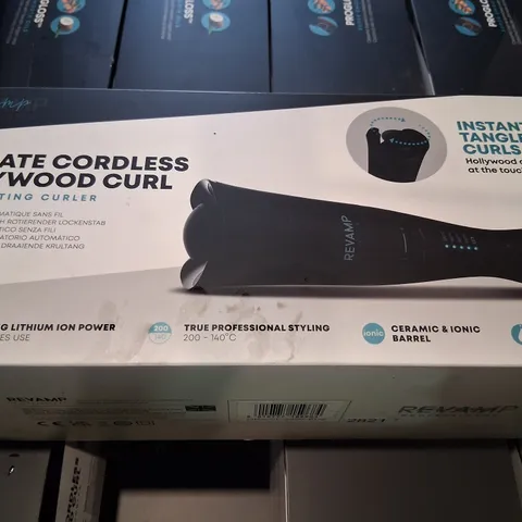 BOXED REVAMP PROFESSIONAL LIBERATE CORDLESS HOLLYWOOD CURL AUTO ROTATING CURLER GRA-CL-2500-EU2 