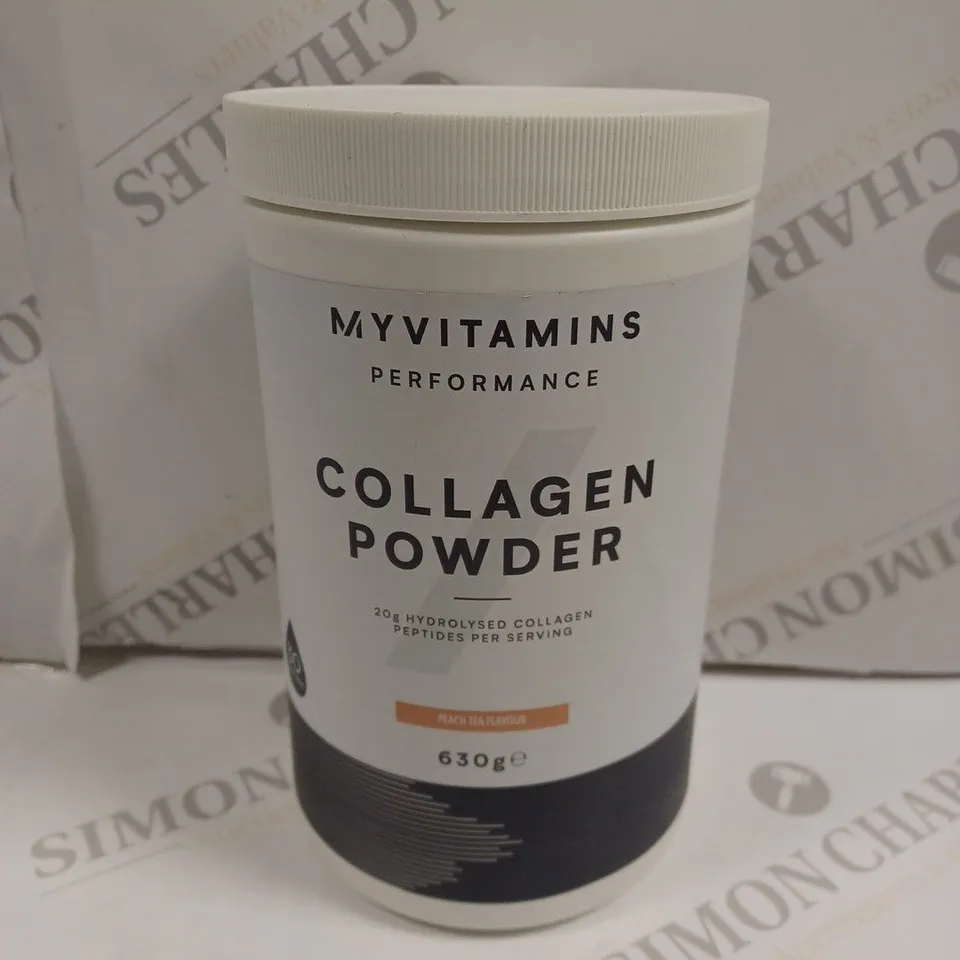 SEALED MY VITAMINS PERFORMANCE COLLAGEN POWDER - PEACH TEA 630G
