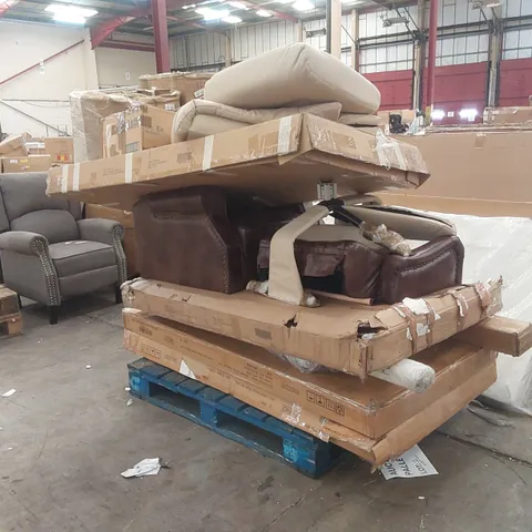 PALLET CONTAINING A LARGE ASSORTMENT OF DESIGNER FURNITURE PARTS