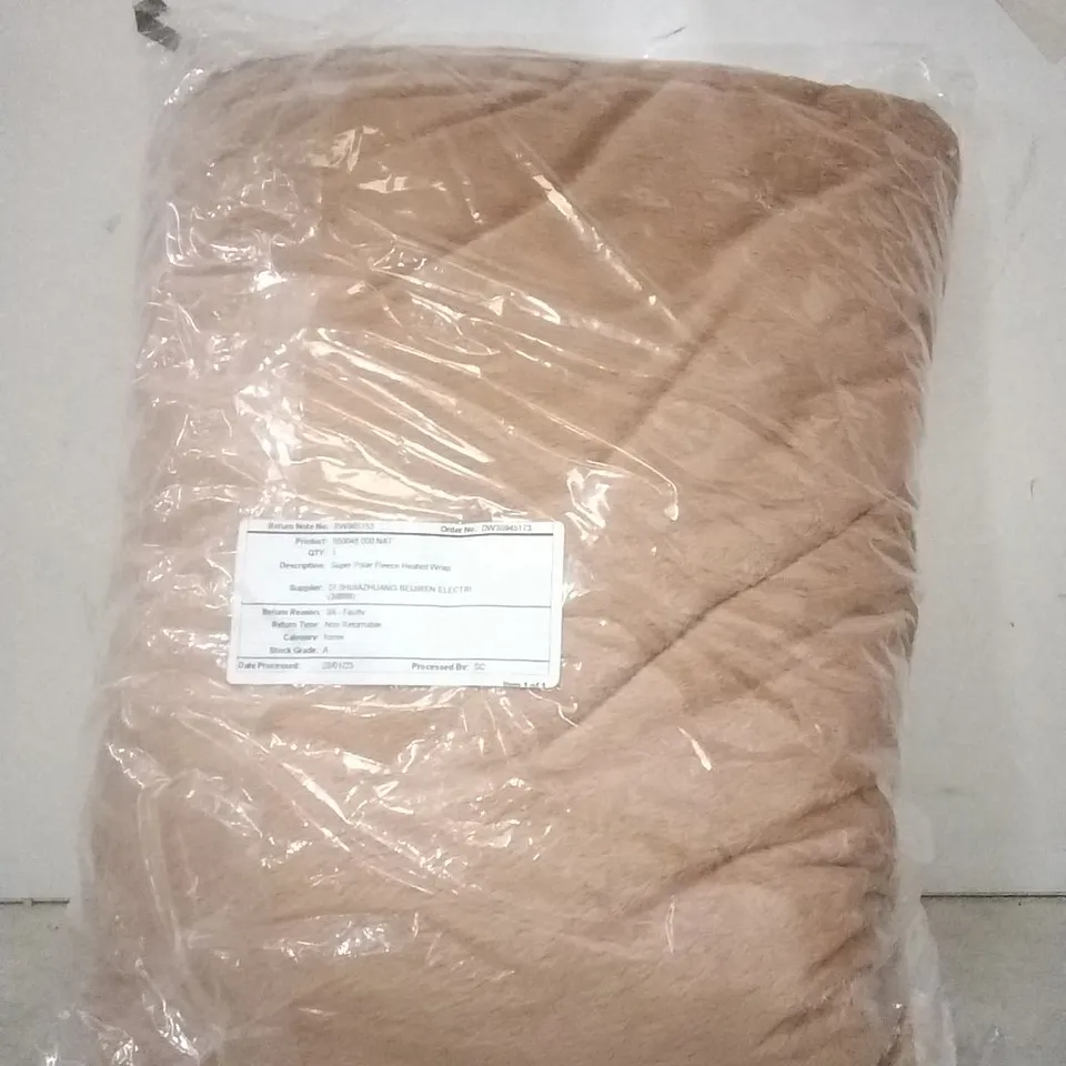 ( FAULTY) SUPER POLAR HEATED FLEECE ( NATURAL ) 