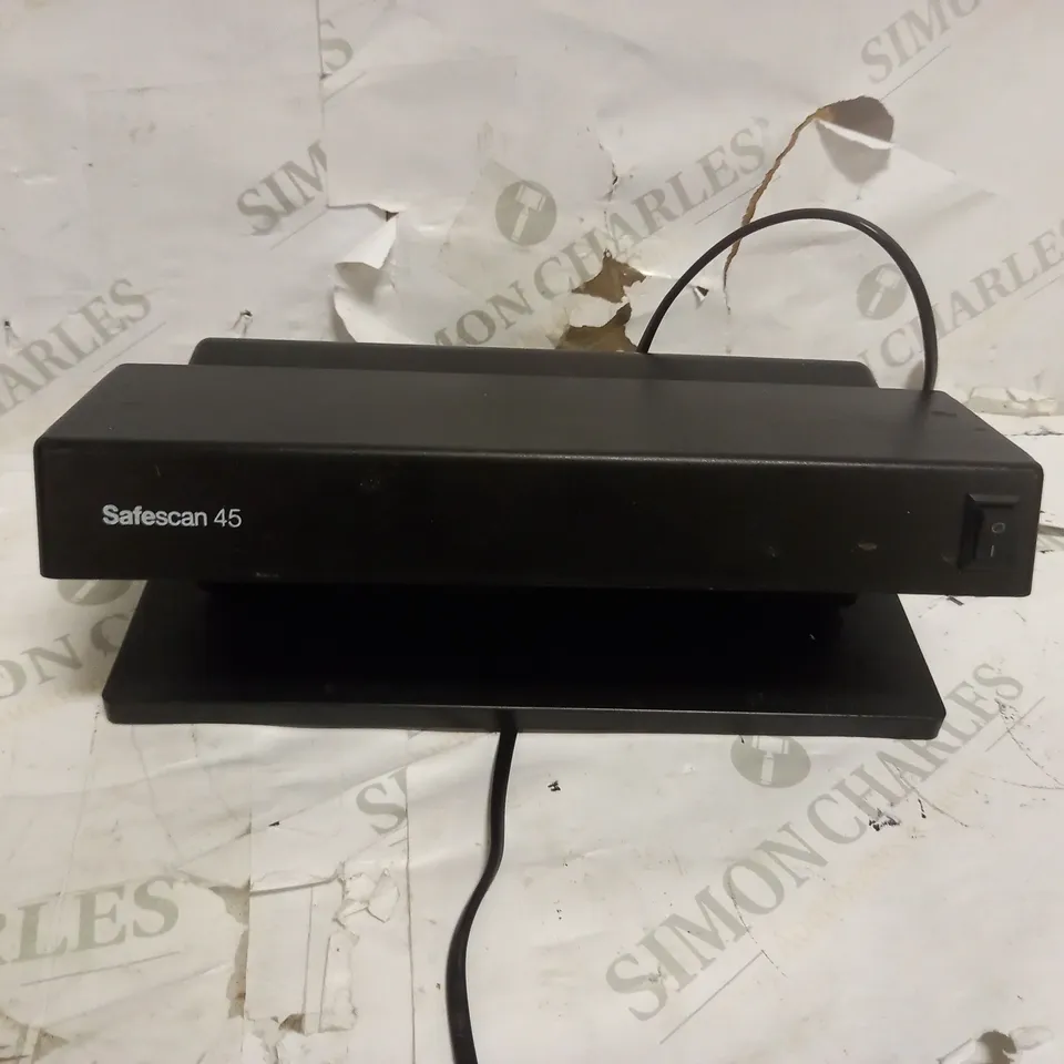SAFESCAN 45 - UV COUNTERFEIT DETECTOR FOR THE VERIFICATION OF BANKNOTES
