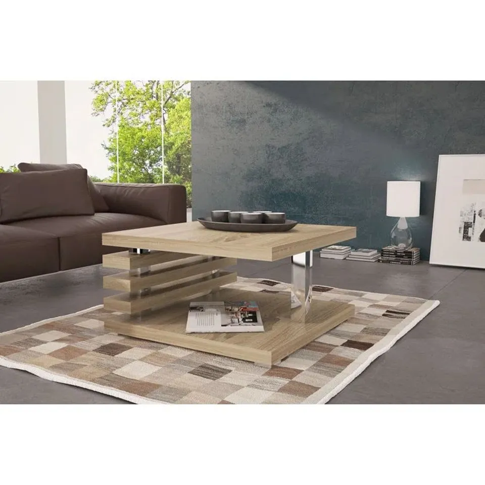 JOHNSTOWN FLOOR SHELF COFFEE TABLE