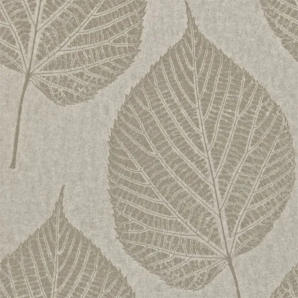 BOXED LEAF WALLPAPER ROLL 10.05M X 52CM