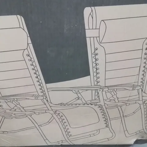 BOXED KEPLIN 2 PACK OF PADDED GRAVITY CHAIRS