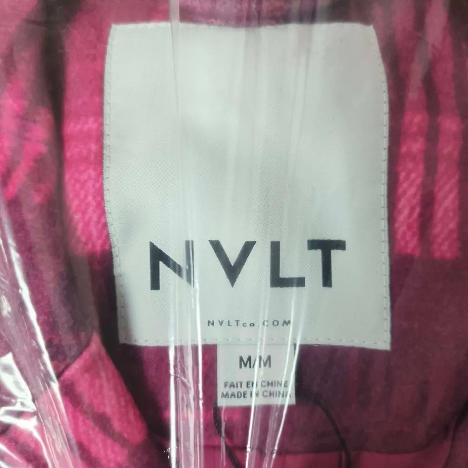 NVLT PINK CHECKED COAT – SIZE M/M (MADE IN CHINA)
