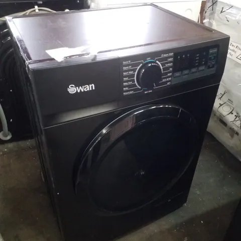 SWAN 8KG 1400 SPIN FREESTANDING WASHING MACHINE - BLACK