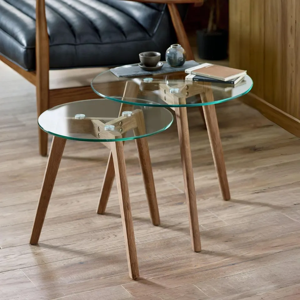 BOXED SET OF 2 BRYANT NESTING TABLES