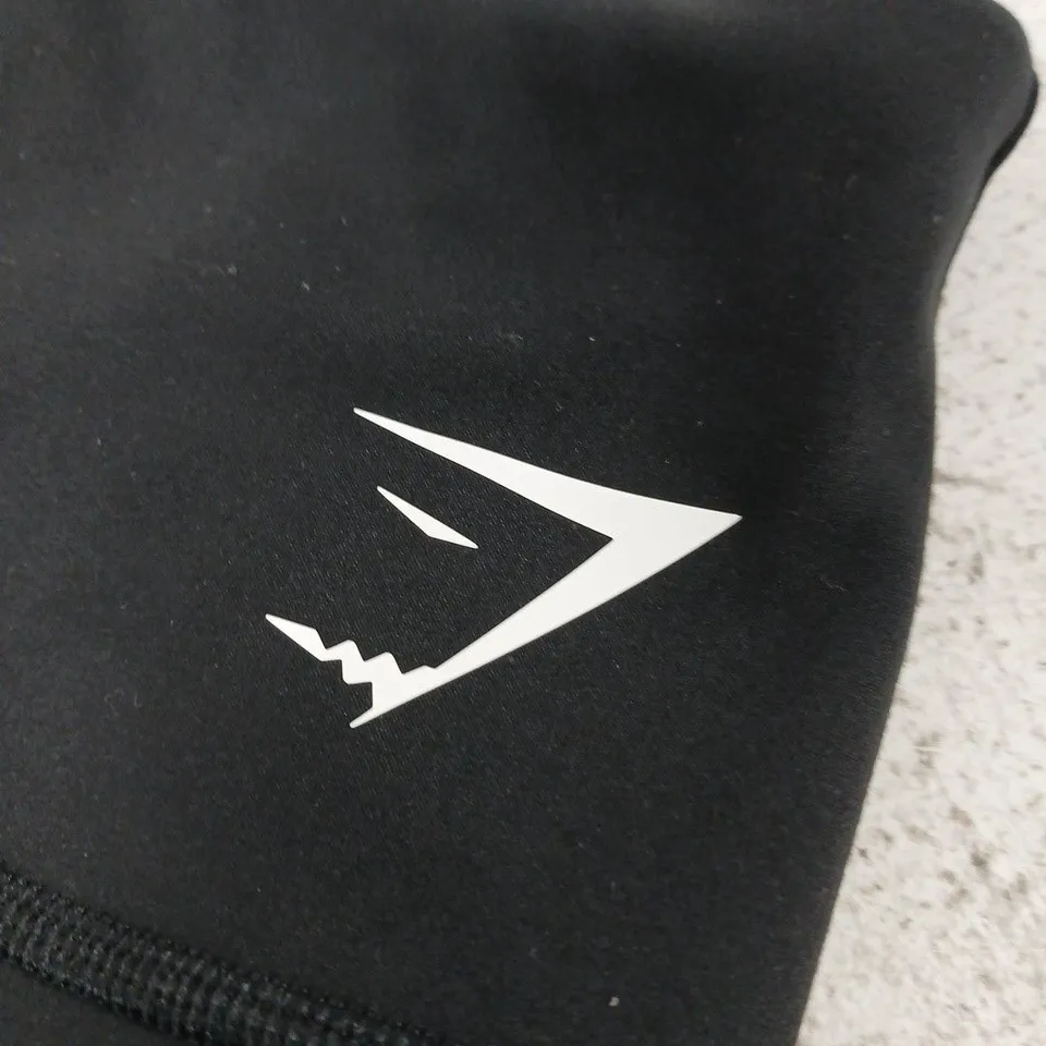 GYMSHARK BLACK LEGGINGS – SIZE S