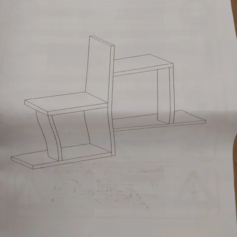 BOXED OLLY SHELF - WHITE