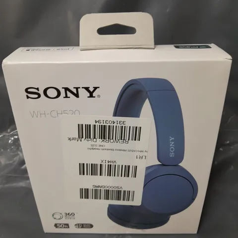 BOXED SONY WH-CH520 WIRELESS BLUETOOTH HEADPHONES 