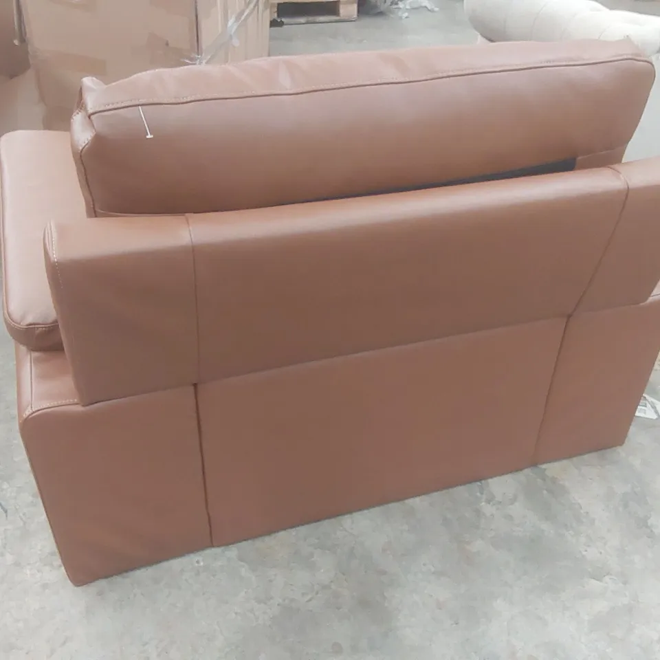 QUALITY DESIGNER FAUX LEATHER ARMCHAIR