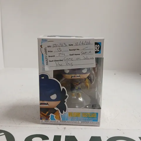 FUNKO POP! MARVEL WOLVERINE (WASTELAND) – BOXED – #1592