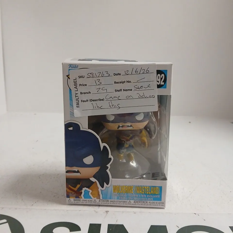 FUNKO POP! MARVEL WOLVERINE (WASTELAND) – BOXED – #1592