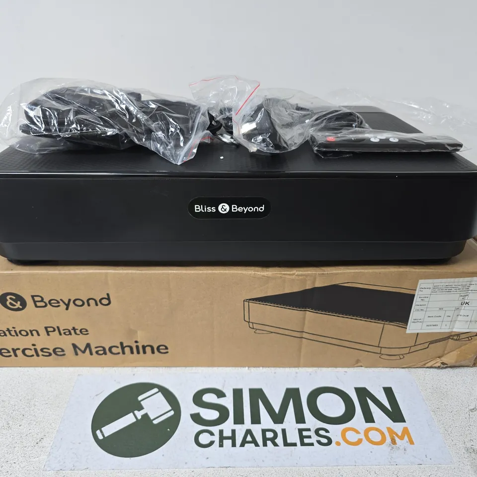 BOXED BLISS & BEYOND VIBRATION PLATE EXERCISE MACHINE