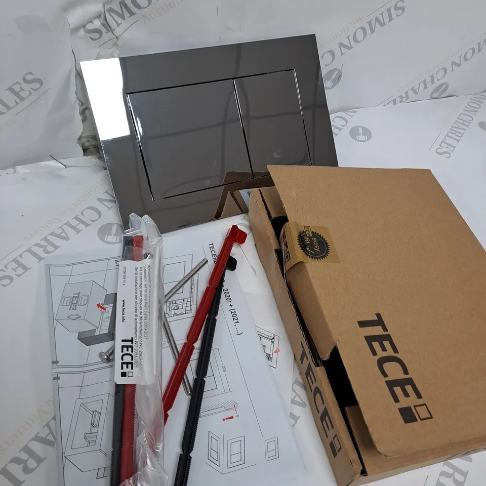 2 x TECENOW TOILET FLUSH PLATE FOR DUAL-FLUSH SYSTEM