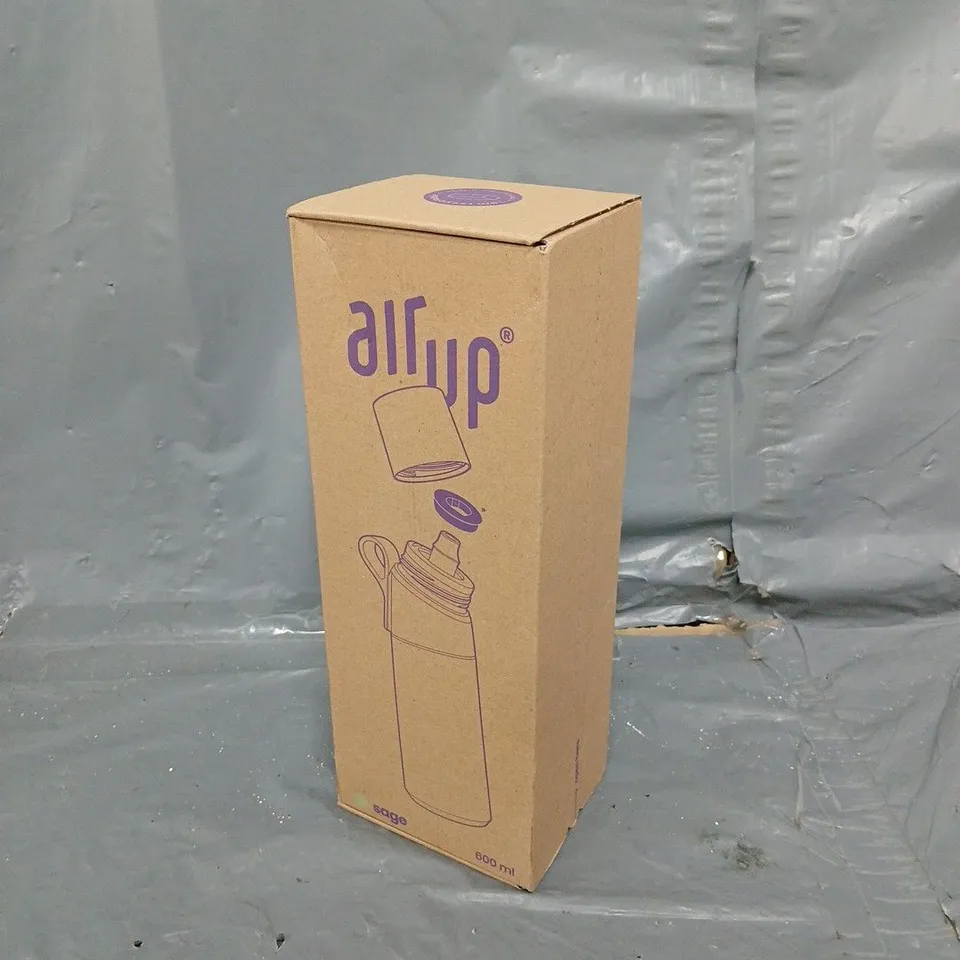 BOXED AND SEALED AIR UP SAGE 600ML WATER BOTTLE 