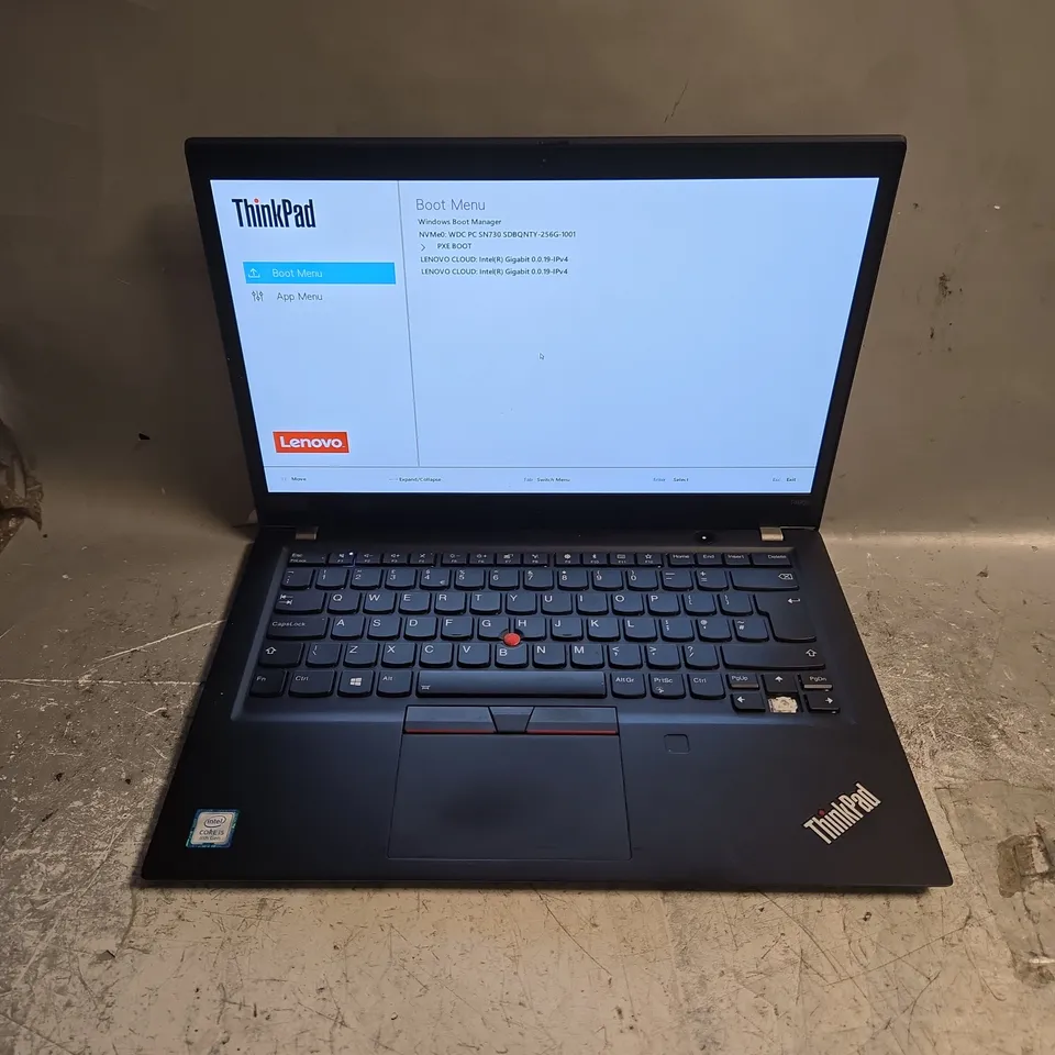 LENOVO THINKPAD T490S LAPTOP IN BLACK