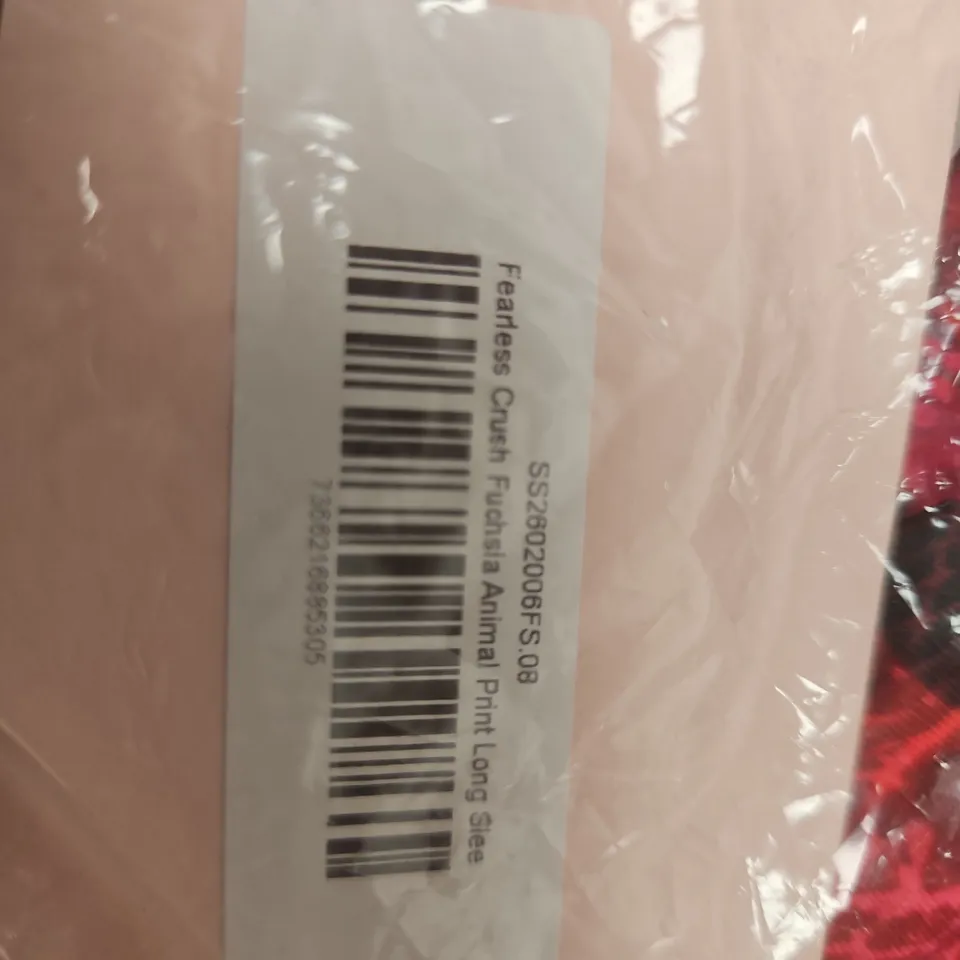 PINK BOUTIQUE ANIMAL PRINT LONG SLEEVE TOP