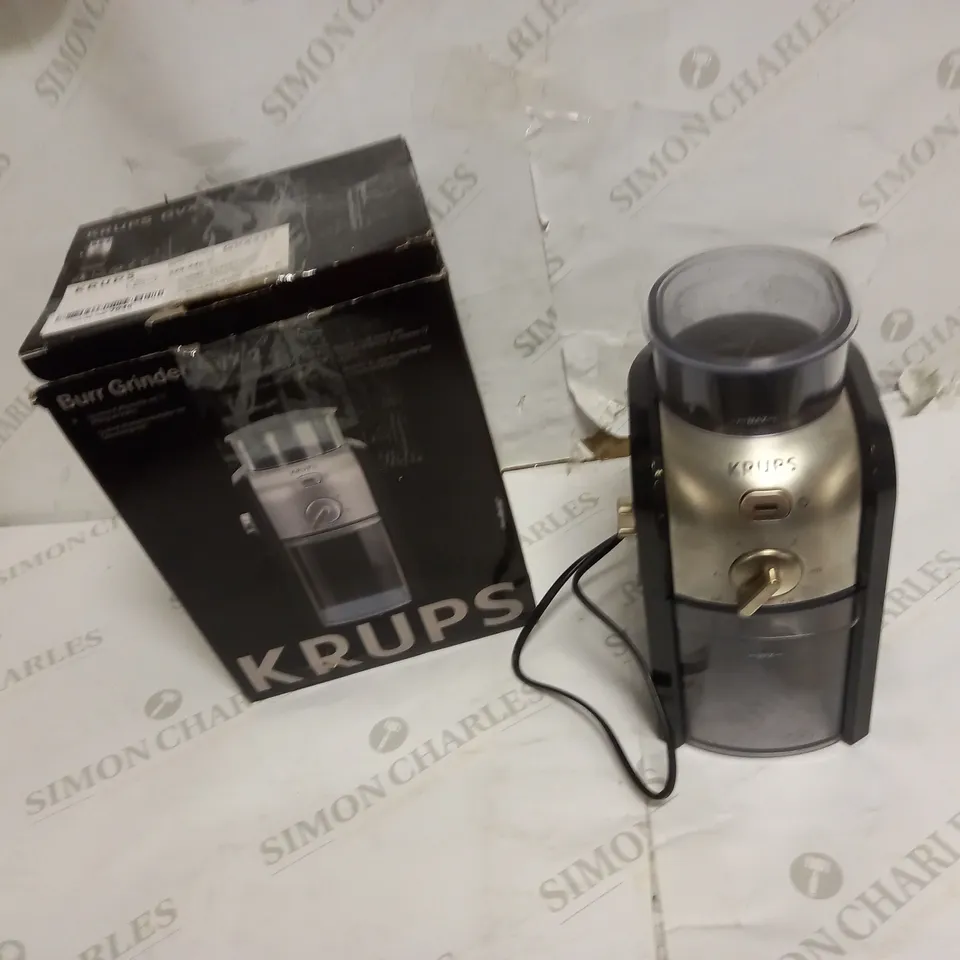 KRUPS EXPERT BURR GRINDER FOR COFFEE BEANS