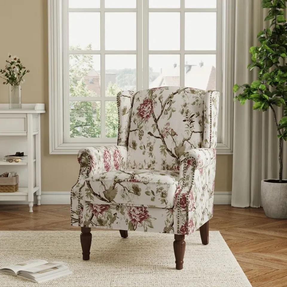BOXED DUWARD 74.4CM WIDE ARMCHAIR