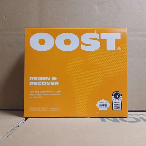 OOST REGEN & RECOVER LIQUID FOOD SUPPLEMENT SACHETS - MANGO & PEACH FLAVOUR