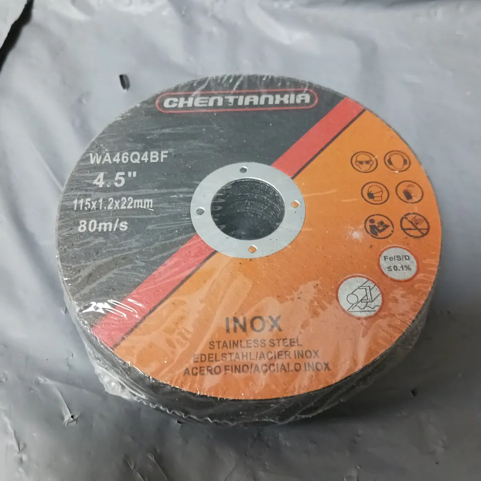 25 CHENTIANXIA 4.5" CUTTING DISCS FOR ANGLE GRINDER (WA46Q4BF)