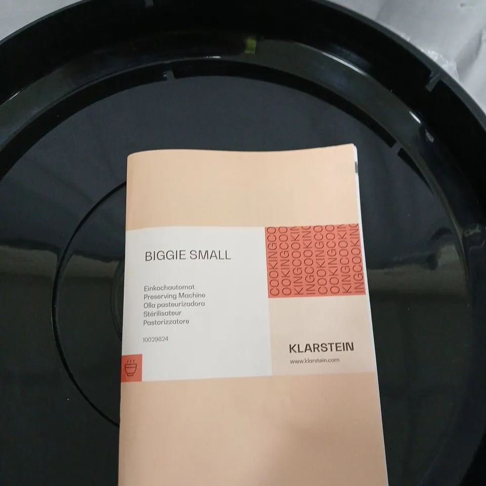 KLARSTEIN BIGGIE SMALL EINKOCHAUTOMAT PRESERVING MACHINE WITH STAINLESS STEEL POT