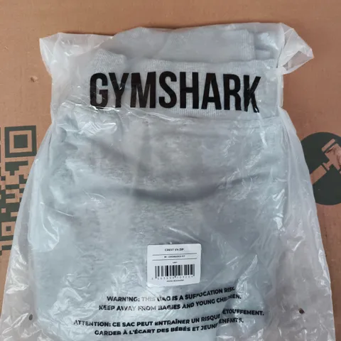 BAGGED GYM SHARK QREST 1/4 ZIP JACKET IN GREY SIZE MEDIUM