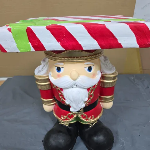 SANTA EXPRESS NUTCRACKER SIDE TABLE