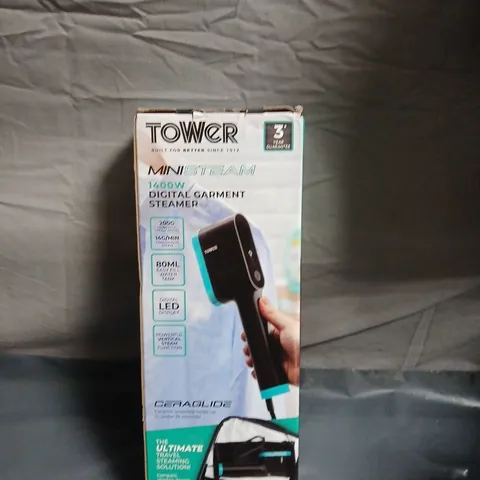 Tower Mini Steam 1400W Digital Garment Steamer – Boxed