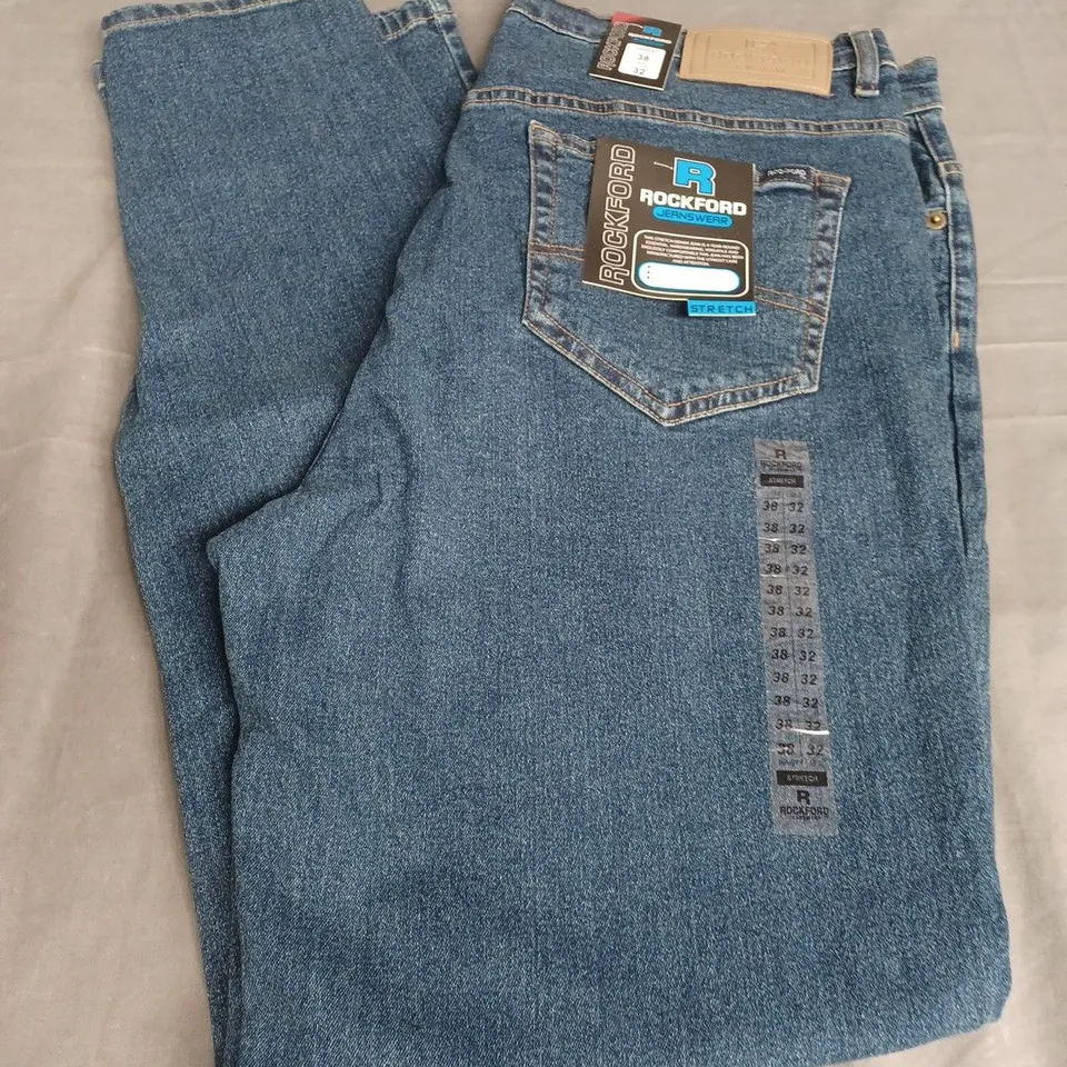 ROCKFORD STRETCH JEANS IN BLUE - W38 L32