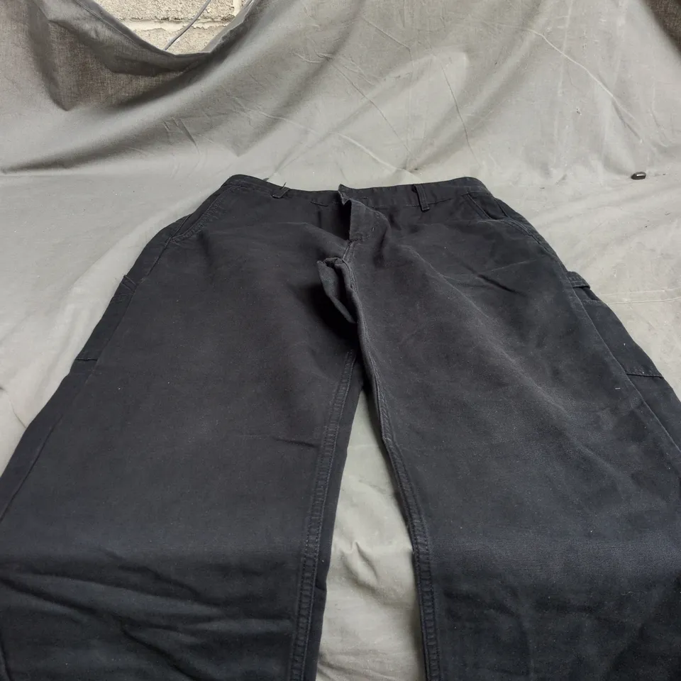CARHARTT BLACK JEANS 30" WAIST RELAXED STRAIGHT FIT