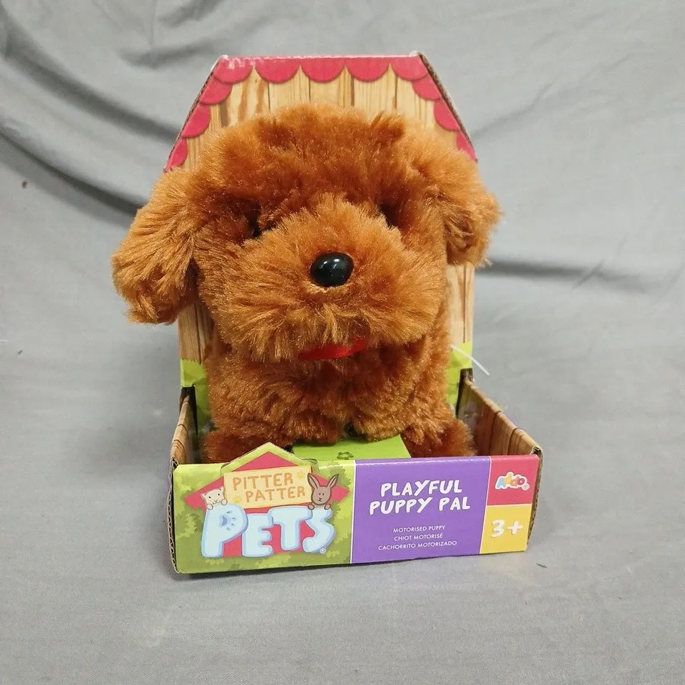 PITTER PATTER PETS PLAYFUL PUPPY PAL – BOXED PLUSH DOG TOY