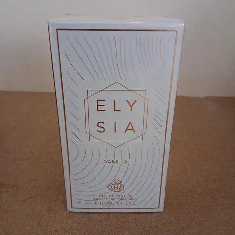 BOXED AND SEALED ELYSIA VANILLA EAU DE PARFUM 100ML