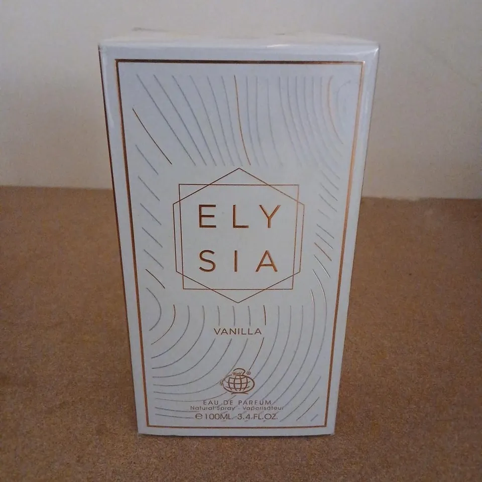 BOXED AND SEALED ELYSIA VANILLA EAU DE PARFUM 100ML