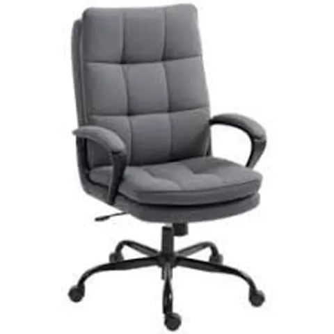 BOXED YAHEETECH DARK GREY FABRIC OFFICE CHAIR