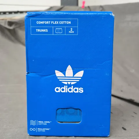 BOXED ADIDAS COTTON TRUNKS - X2 - SIZE SMALL
