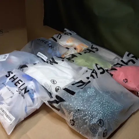 LOT OF APPROX 15 ASSORTED BAGGED SHEIN PRODUCTS