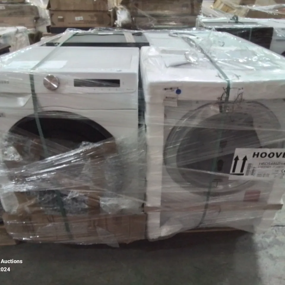 PALLET OF APPROXIMATELY 4 UNPROCESSED RAW RETURN WHITE GOODS TO INCLUDE;