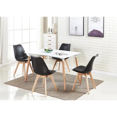 BOXED PROSPE 4 - PERSON DINING SET (1 BOX)