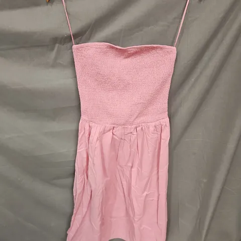 NOBODY'S CHILD SYLVIA MIDI DRESS IN PINK SIZE 10