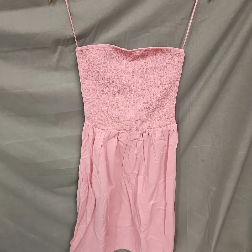 NOBODY'S CHILD SYLVIA MIDI DRESS IN PINK SIZE 10