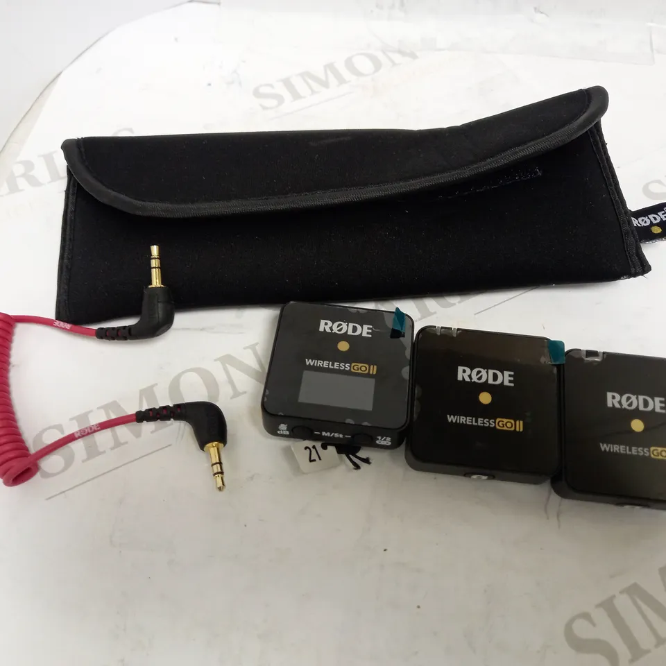 RODE WIRELESS GO II MIC SYSTEM