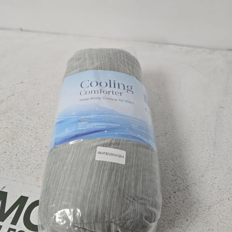 COOLING COMFORTER – GREY, ARC-CHILL COOLING POLYESTER (ROLL-PACKED)