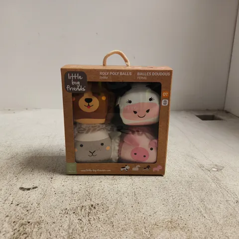 LITTLE BIG FRIENDS ROLY POLY BALLS FARM (4 PER BOX)
