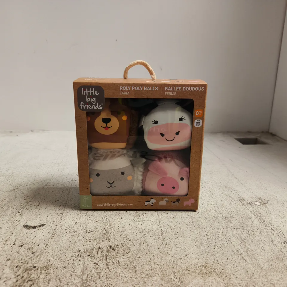 LITTLE BIG FRIENDS ROLY POLY BALLS FARM (4 PER BOX)