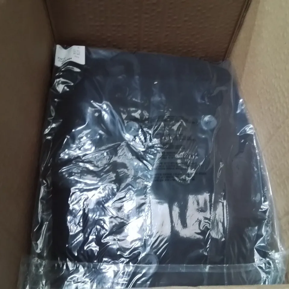 BOXED BRAND NEW APPROXIMATELY 5 JD WILLIAMS HOODED TRENCE JACKET BLACK SIZE 16