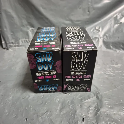 APPROXIMATELY 12 SAD BOY E-LIQUID MULTIPACKS